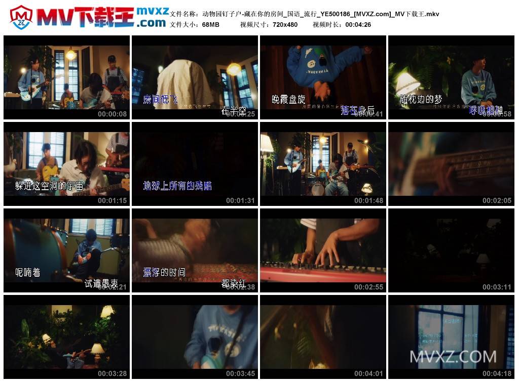 动物园钉子户-藏在你的房间_国语_流行_YE500186